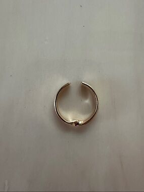 Minimalist Silver Open Band Ring - Women's Jewelry